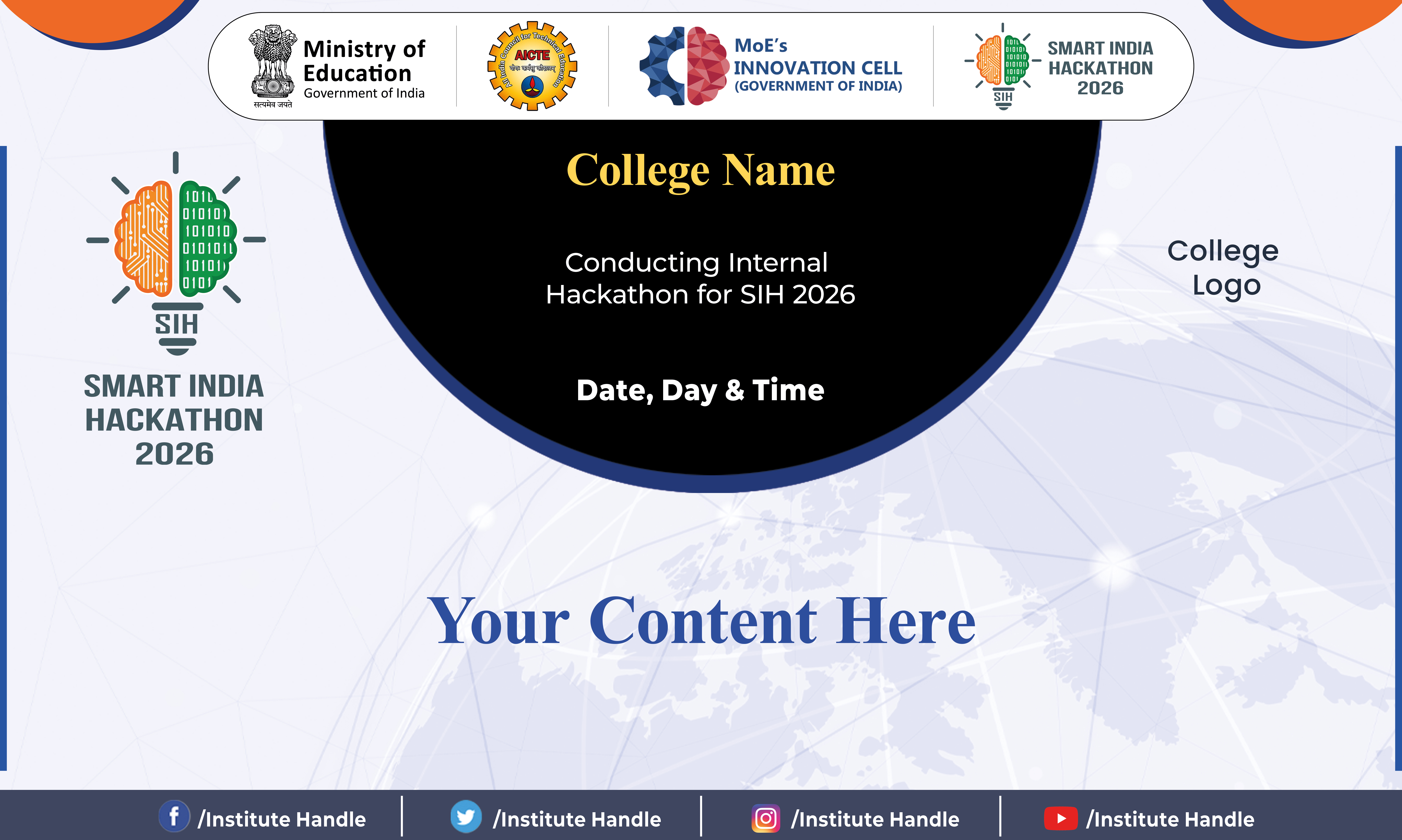 BIRTS College Smart India Hackathon 2026 Poster